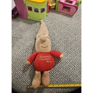 Vintage 1970s Or 1980s Ziggy Plush Stuffed Animal 15" W/ Hat- Knickerbocker